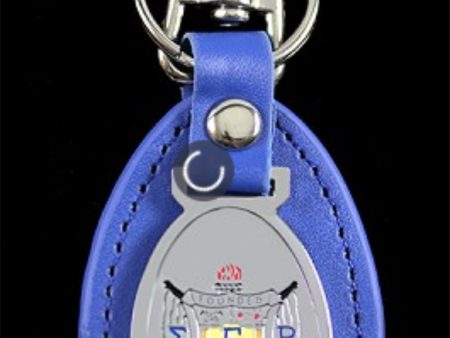 SGRho Leather Fob Keychain For Discount