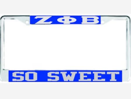 Zeta So Sweet Auto Frame Royal Silver Sale