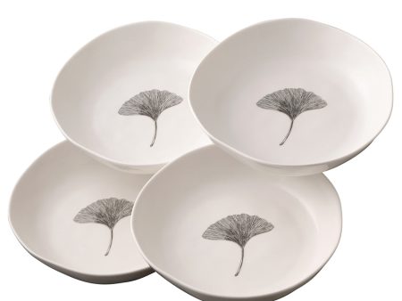 Belleek Living Ginkgo Pasta Bowl - Set of 4 on Sale