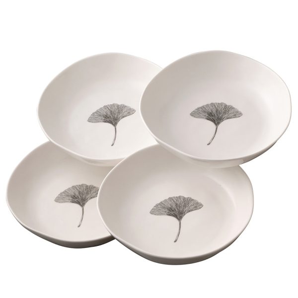 Belleek Living Ginkgo Pasta Bowl - Set of 4 on Sale