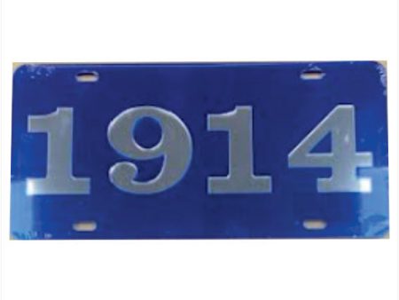 Sigma Blue Inlaid Founders Mirror Auto Tag Online