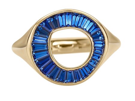 Royal Blue Sapphire Signet Ring Sale