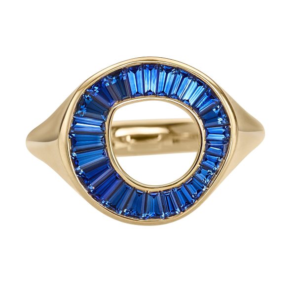 Royal Blue Sapphire Signet Ring Sale