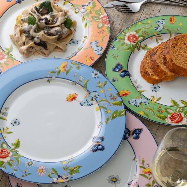 Aynsley Cottage Garden Dinner Plates Set of 4 For Sale