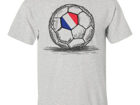 France French Soccer Football Flag Jersey T-Shirt Fashion