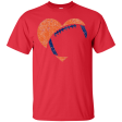 Football Heart Cutout Shirt Blue _amp_ Orange Game Day Gift Online Hot Sale