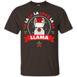 Fa La La La La La La Llama - Funny Christmas T-Shirt Unisex Cheap