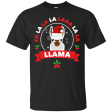 Fa La La La La La La Llama - Funny Christmas T-Shirt Unisex Cheap