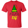 Family Christmas Shirts Papa Elf Family Shirts Set Matching Hot on Sale